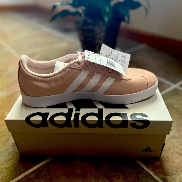 adidas gazelle silver green womens Adidas Women's Court Sneakers, Thick Sole, COURT SILK